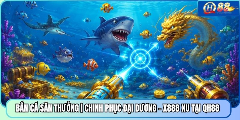 Bắn Cá Săn Thưởng | Chinh Phục Đại Dương - X888 Xu Tại QH88 